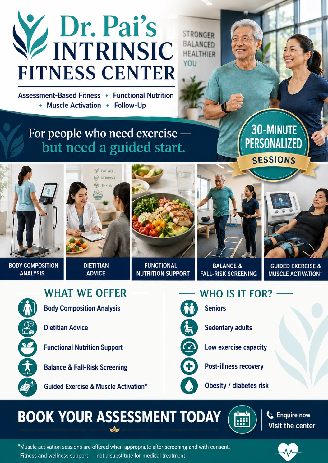 Dr. Pai's Intrinsic Fitness Center Kochi — Assessment-Based Fitness for Seniors and Adults