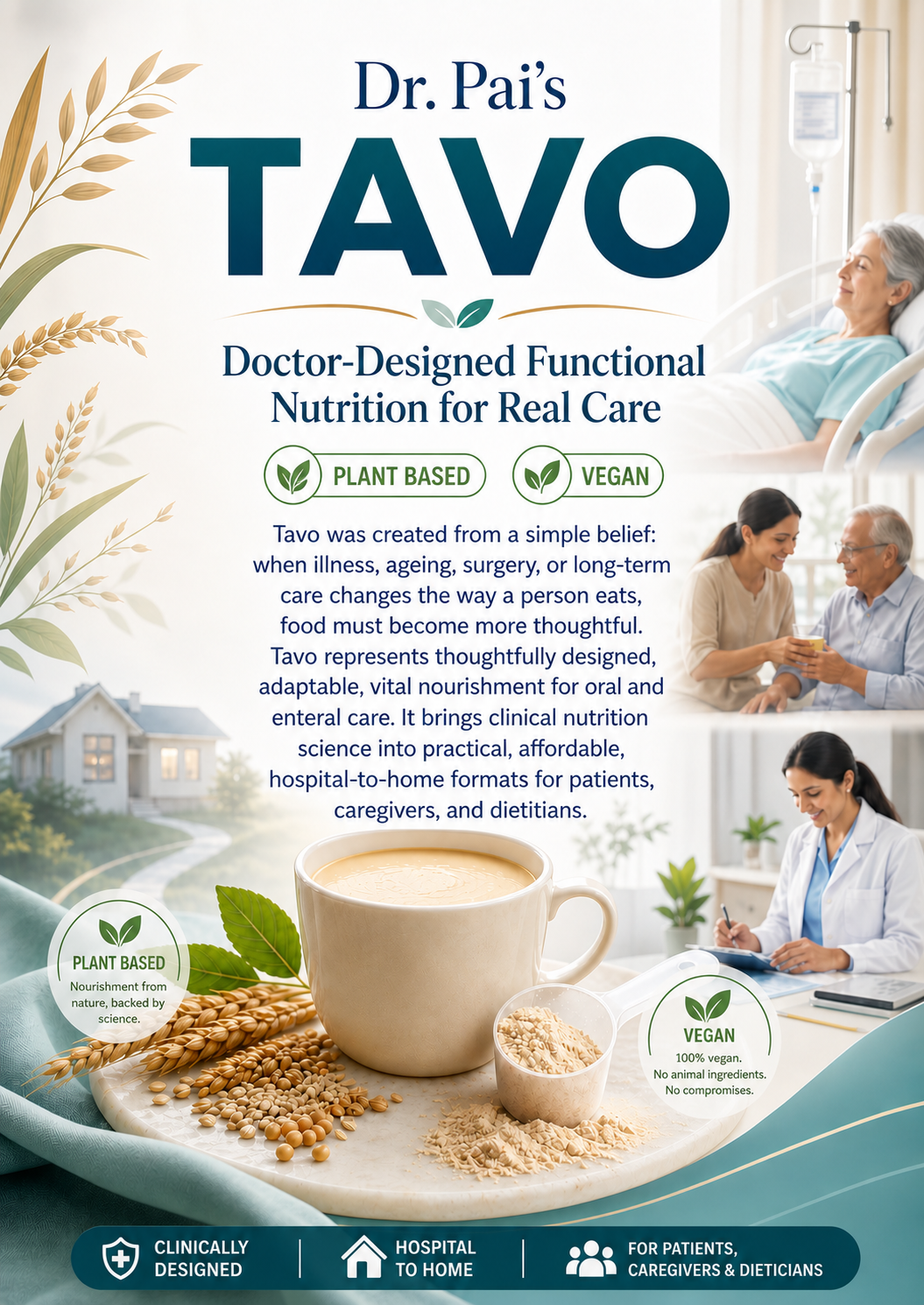 TAVO Clinical Nutrition — Doctor-Designed Plant-Based Enteral Nutrition by Dr. Pai's Healthcare, Kochi